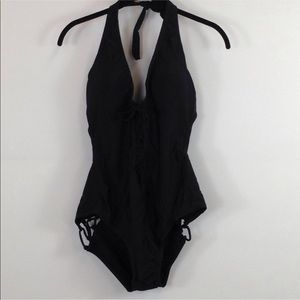 NWOT Ashley Graham Sexy Cut Out One Piece